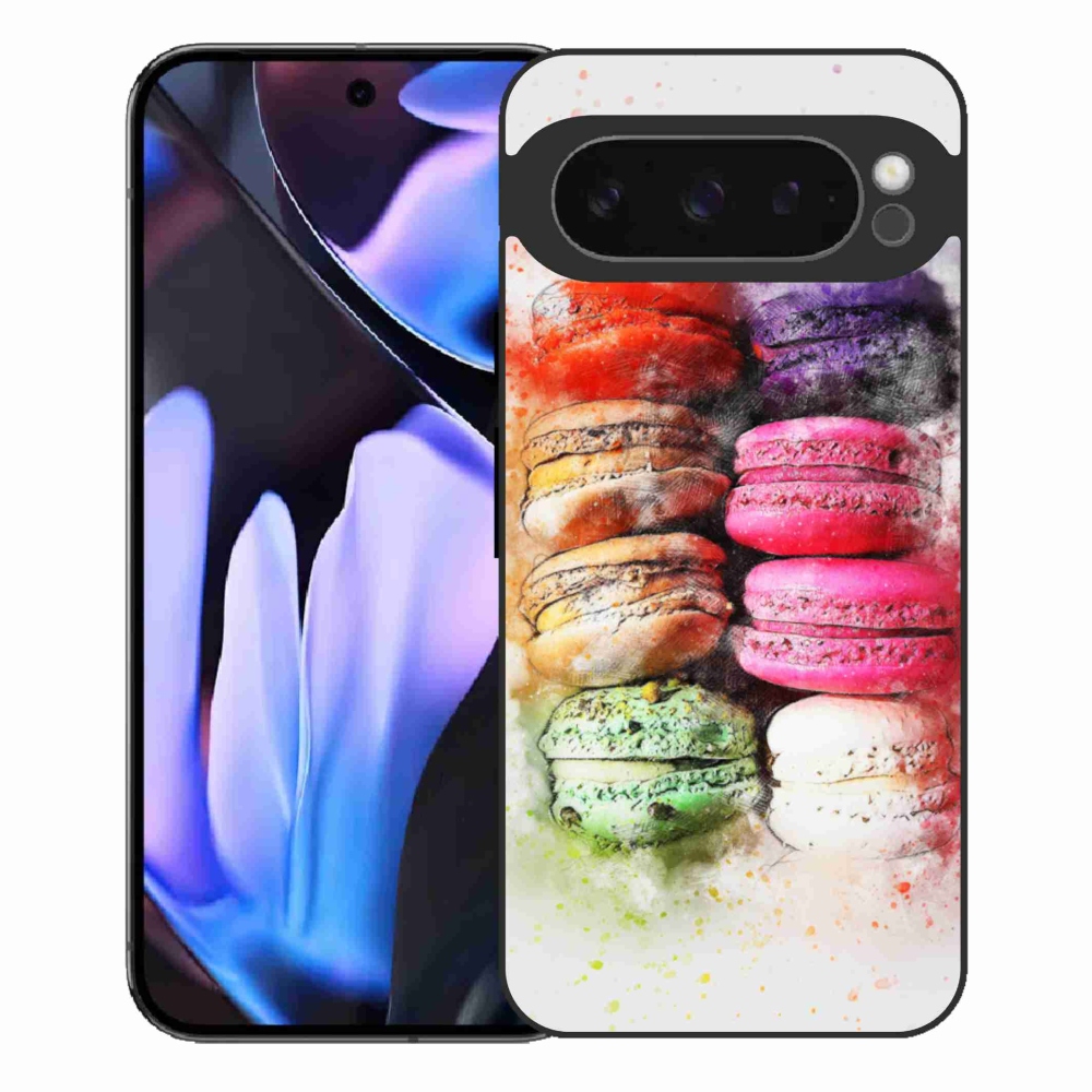 Gelový kryt mmCase na Google Pixel 9 Pro XL - makrónky