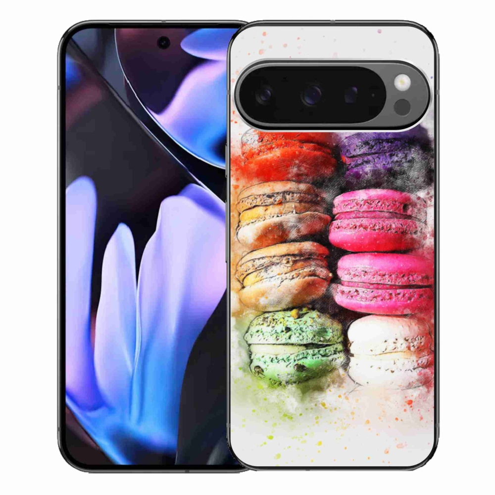 Gelový kryt mmCase na Google Pixel 9 Pro XL - makrónky