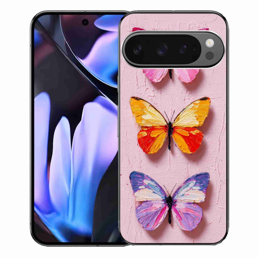 Gelový kryt mmCase na Google Pixel 9 Pro XL - motýlí trojice