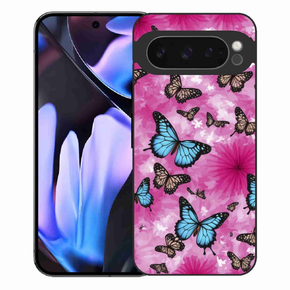 Gelový kryt mmCase na Google Pixel 9 Pro XL - motýlí zahrada