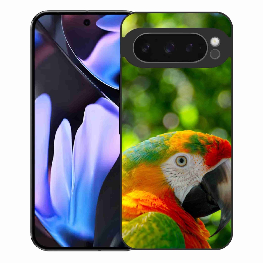 Gelový kryt mmCase na Google Pixel 9 Pro XL - papoušek ara 3