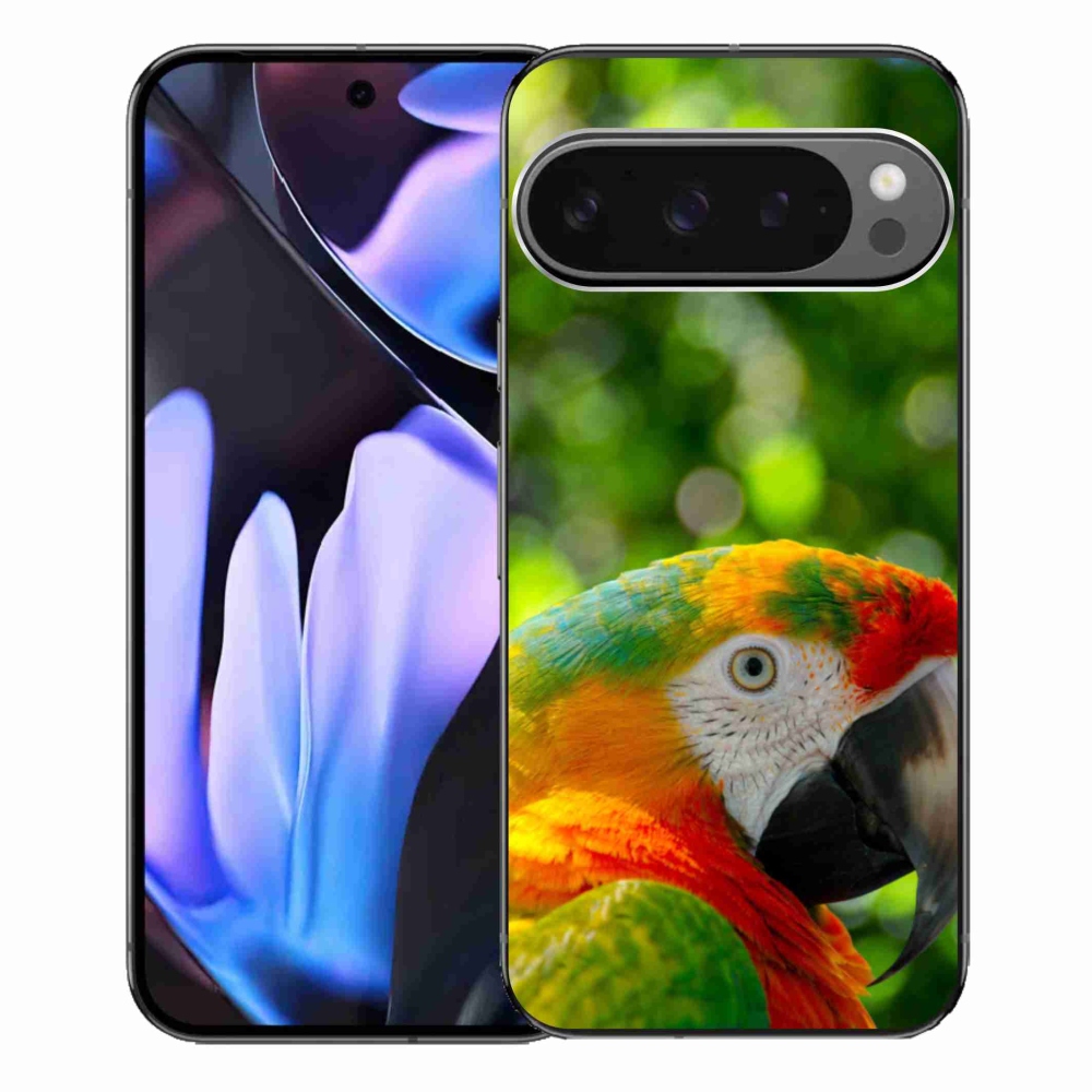Gelový kryt mmCase na Google Pixel 9 Pro XL - papoušek ara 3