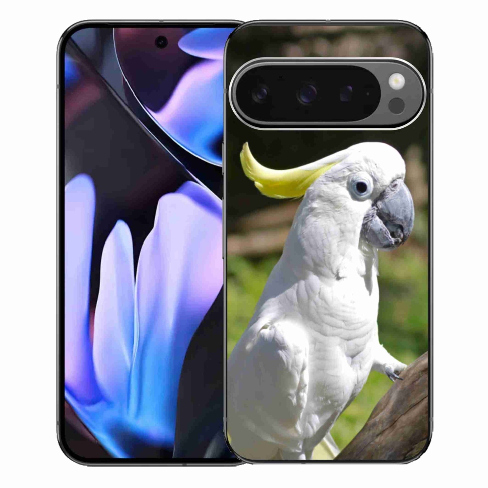 Gelový kryt mmCase na Google Pixel 9 Pro XL - papoušek kakadu 2