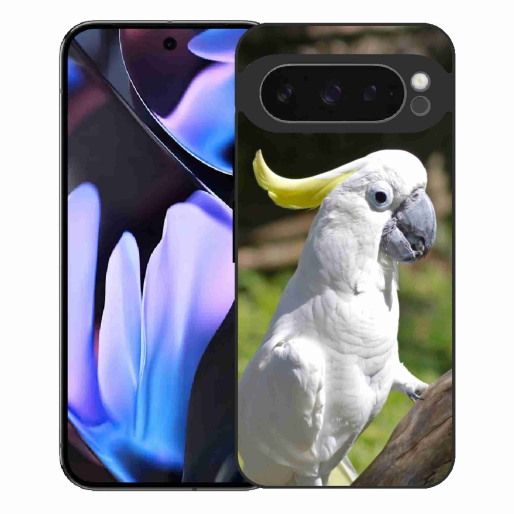 Gelový kryt mmCase na Google Pixel 9 Pro XL - papoušek kakadu 2