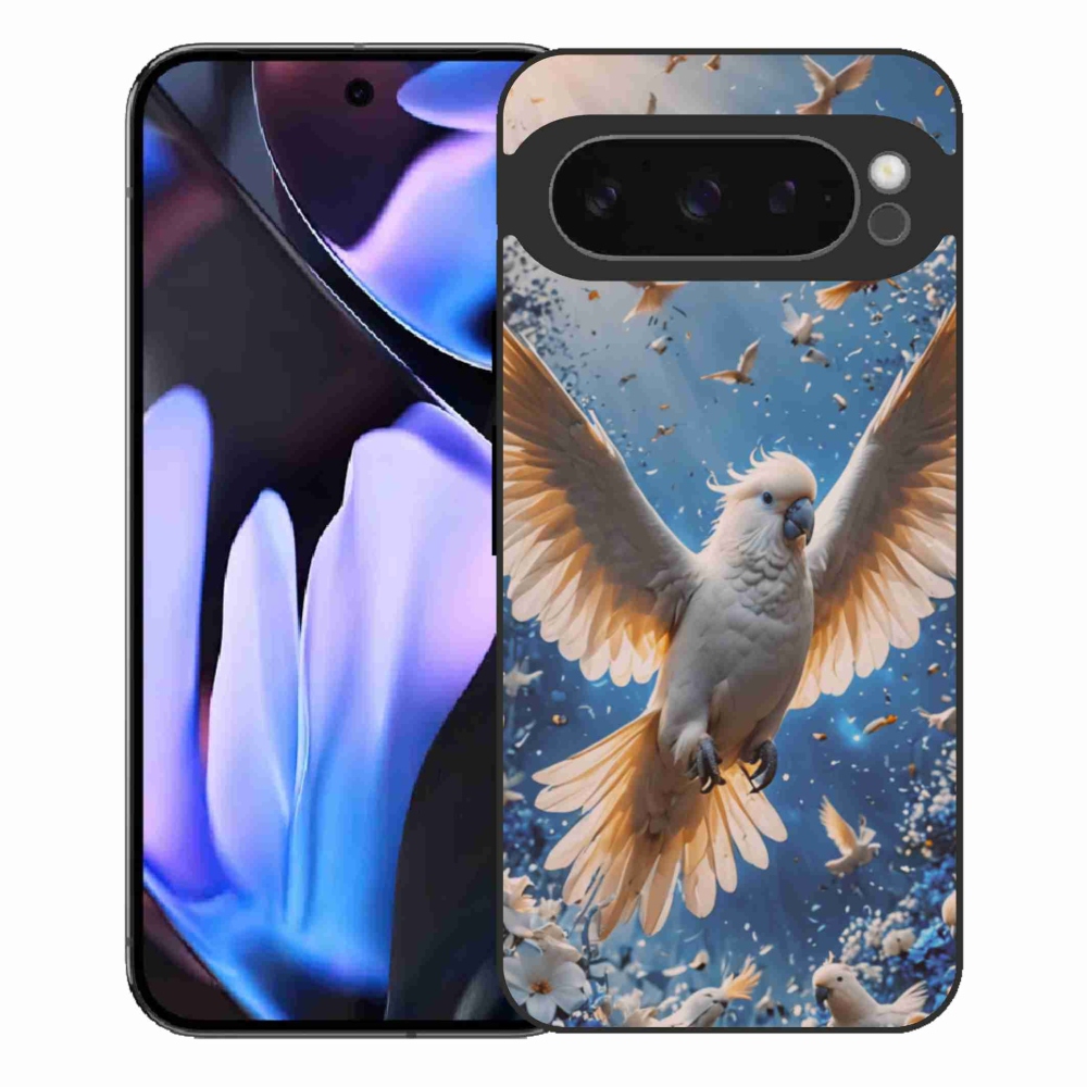 Gelový kryt mmCase na Google Pixel 9 Pro XL - papoušek kakadu