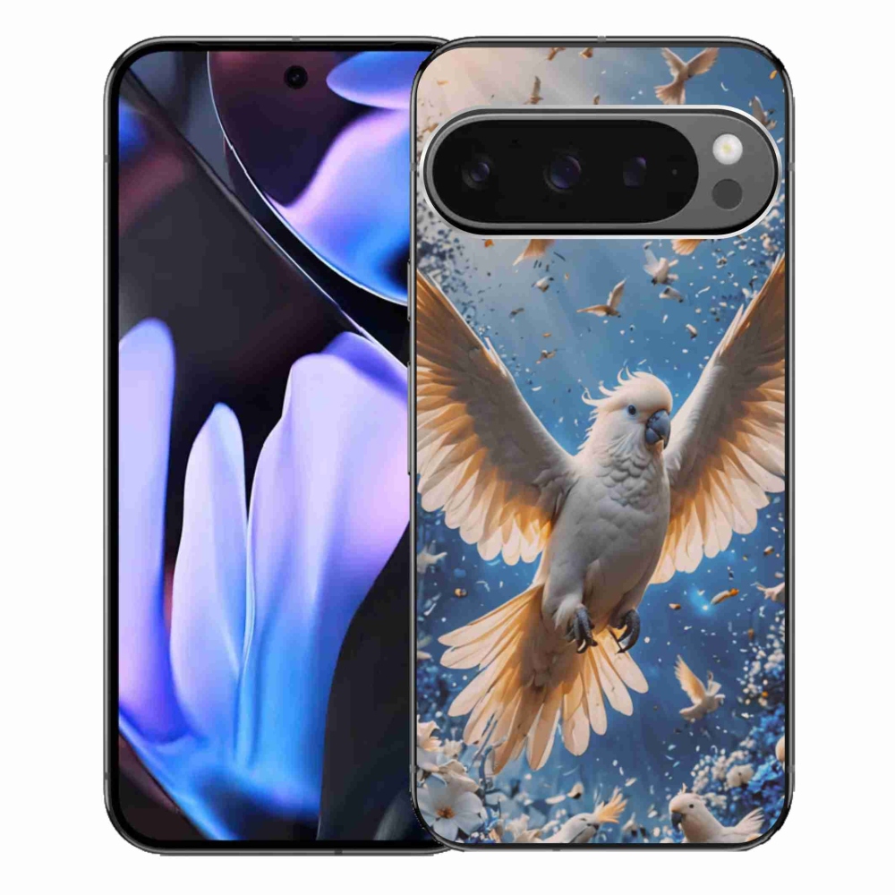 Gelový kryt mmCase na Google Pixel 9 Pro XL - papoušek kakadu