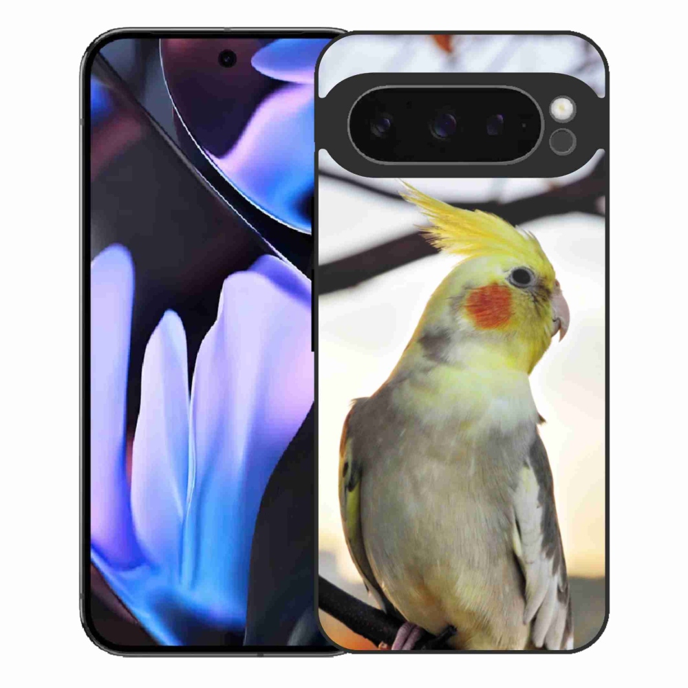 Gelový kryt mmCase na Google Pixel 9 Pro XL - papoušek korela