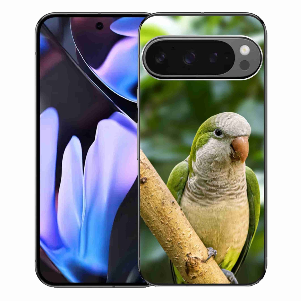 Gelový kryt mmCase na Google Pixel 9 Pro XL - papoušek mníšek