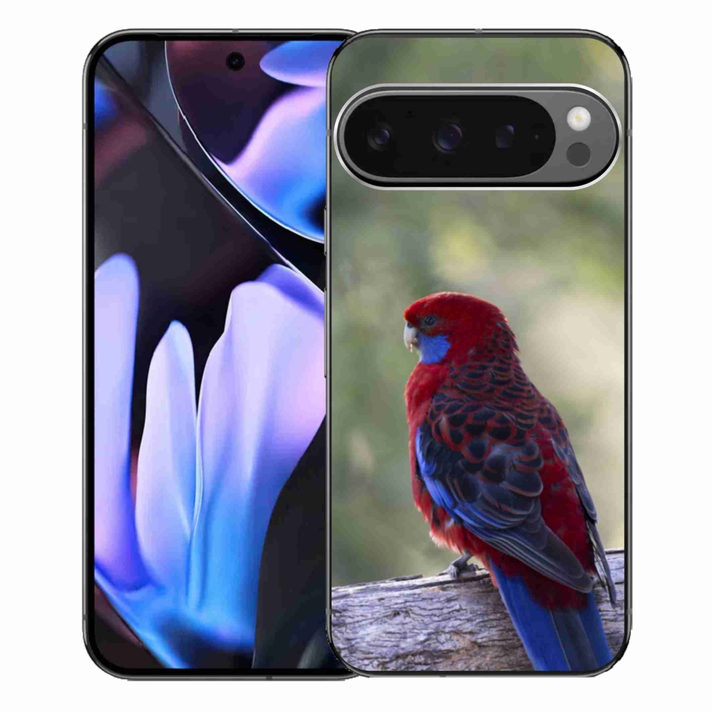 Gelový kryt mmCase na Google Pixel 9 Pro XL - papoušek rosela