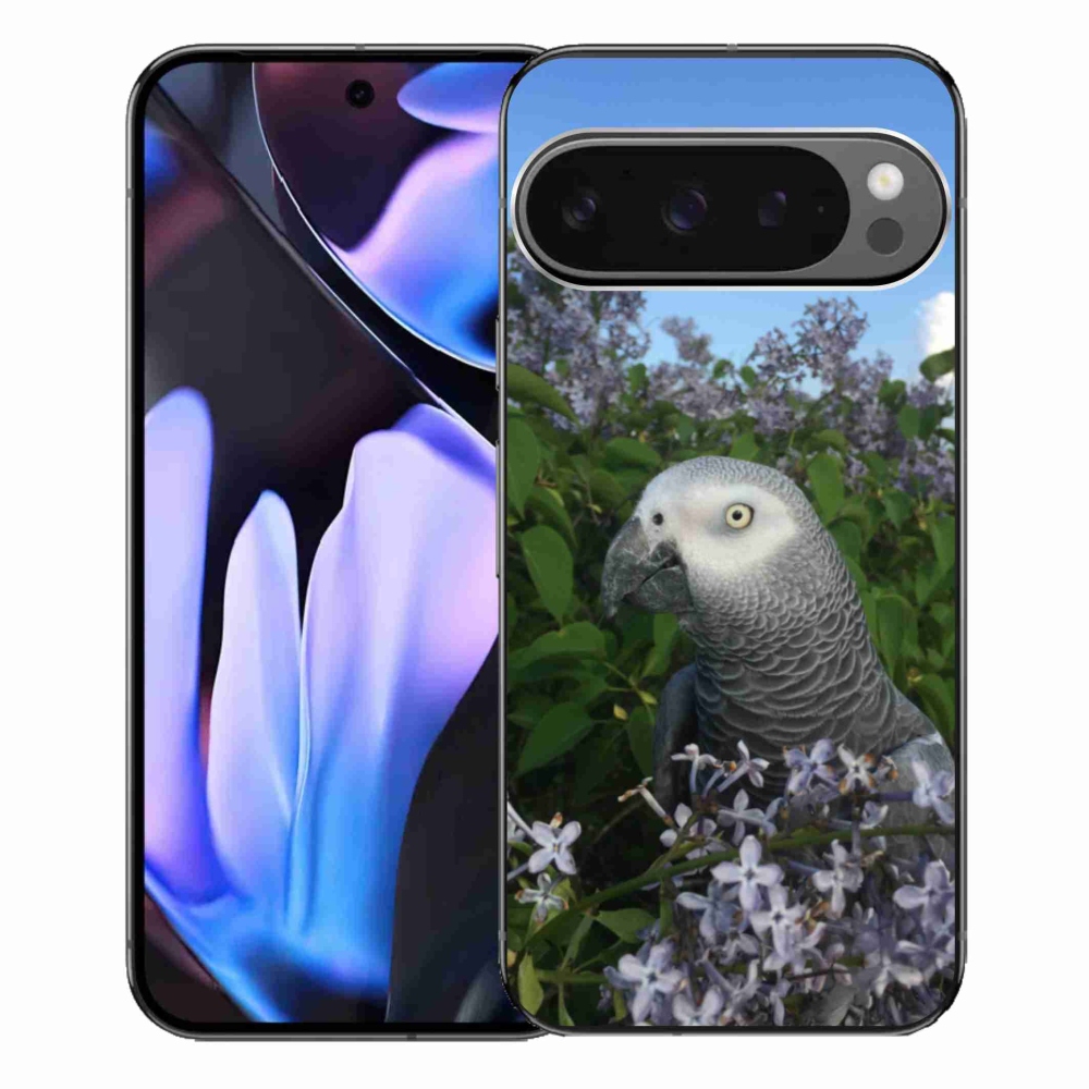 Gelový kryt mmCase na Google Pixel 9 Pro XL - papoušek žako