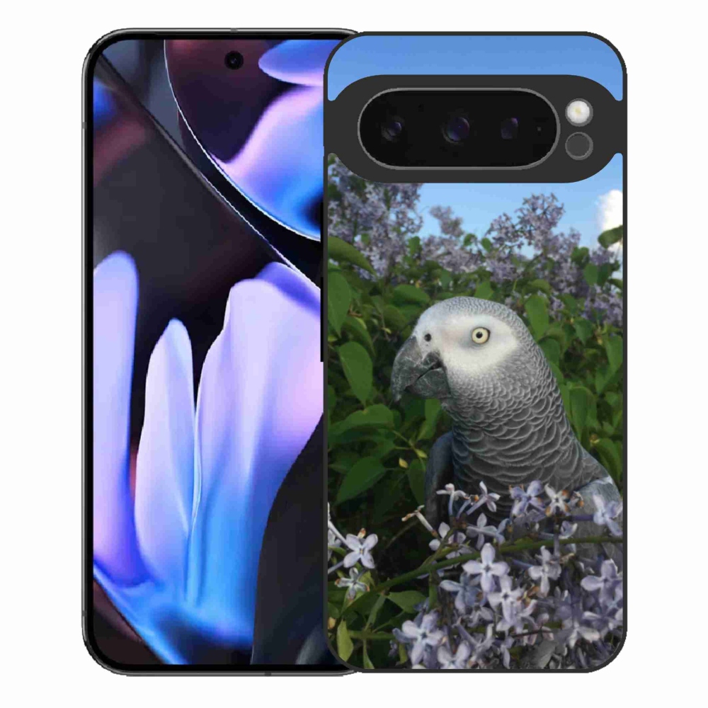 Gelový kryt mmCase na Google Pixel 9 Pro XL - papoušek žako