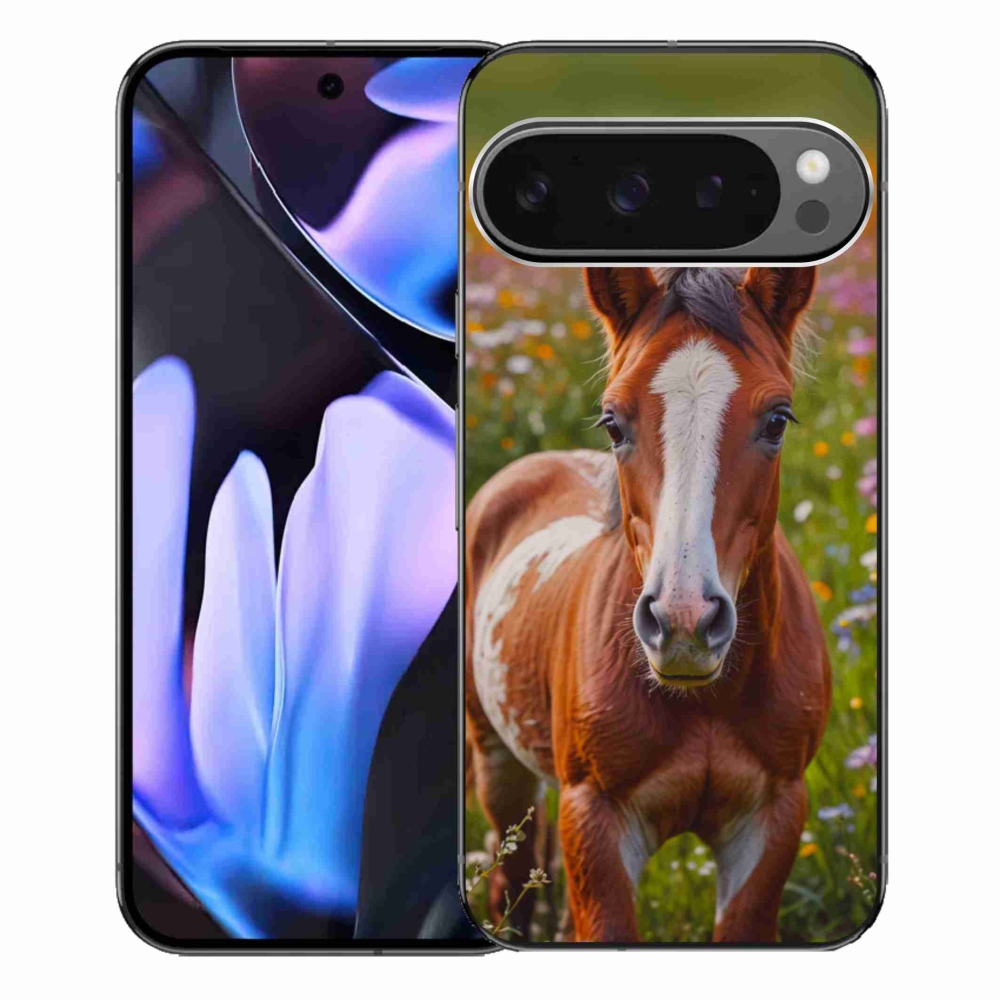 Gelový kryt mmCase na Google Pixel 9 Pro XL - roztomilé hříbě