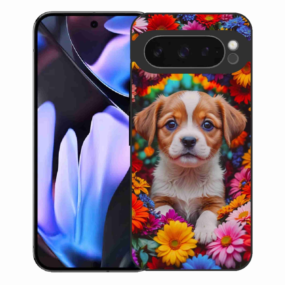 Gelový kryt mmCase na Google Pixel 9 Pro XL - roztomilé štěně