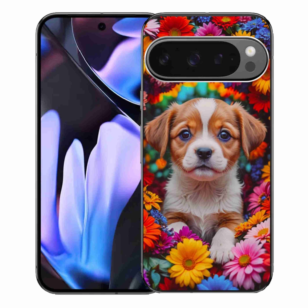 Gelový kryt mmCase na Google Pixel 9 Pro XL - roztomilé štěně