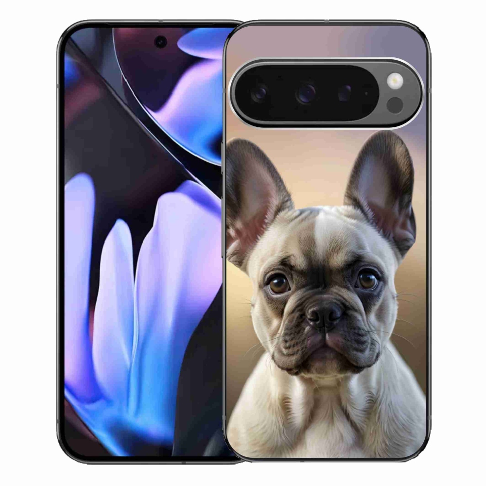 Gelový kryt mmCase na Google Pixel 9 Pro XL - roztomilý francouzský buldoček