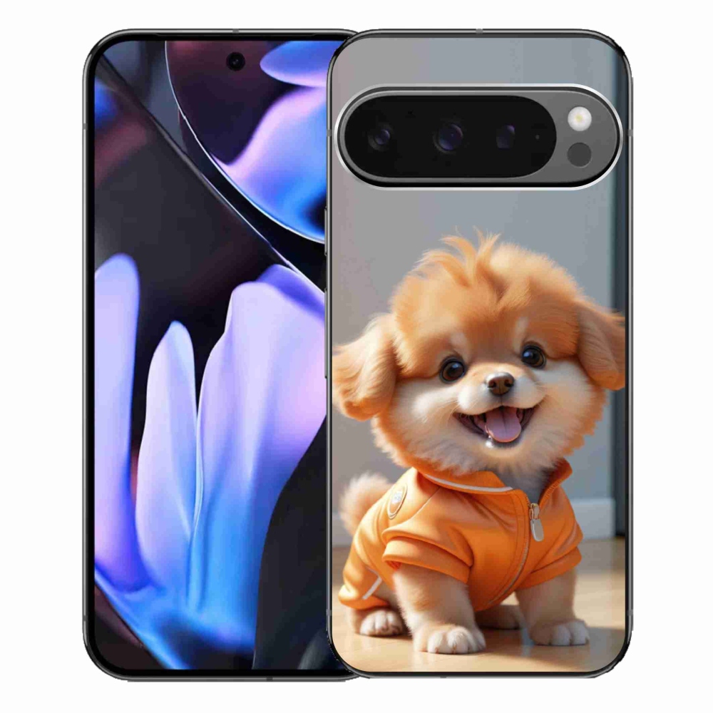 Gelový kryt mmCase na Google Pixel 9 Pro XL - roztomilý pomeranian v mikině
