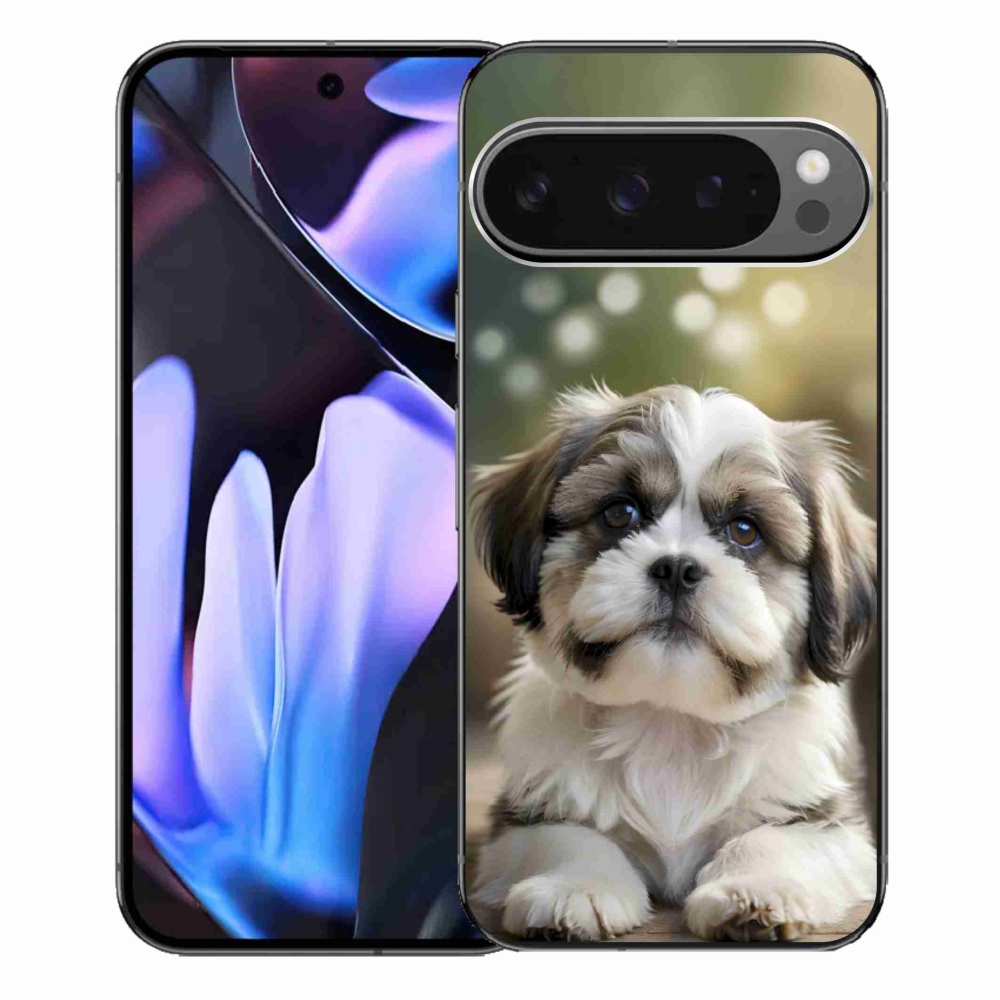 Gelový kryt mmCase na Google Pixel 9 Pro XL - roztomilý shih-tzu