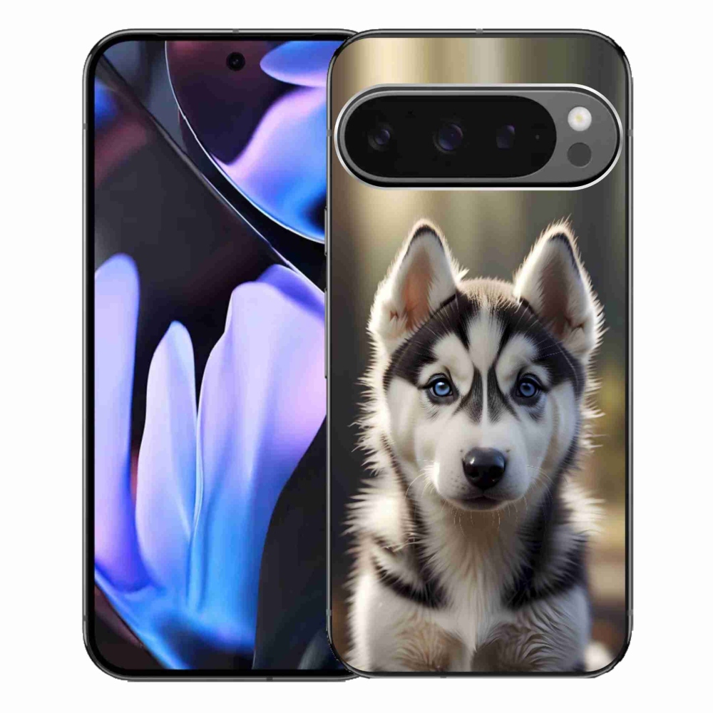 Gelový kryt mmCase na Google Pixel 9 Pro XL - roztomilý sibiřský husky