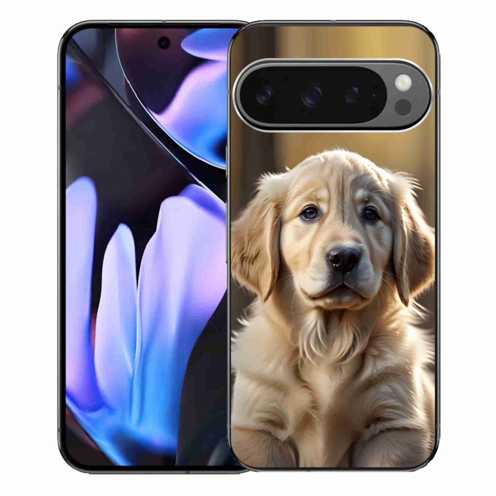 Gelový kryt mmCase na Google Pixel 9 Pro XL - roztomilý zlatý retrívr