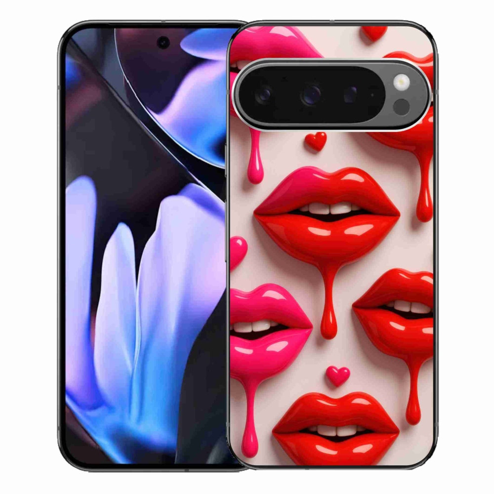 Gelový kryt mmCase na Google Pixel 9 Pro XL - rty 2