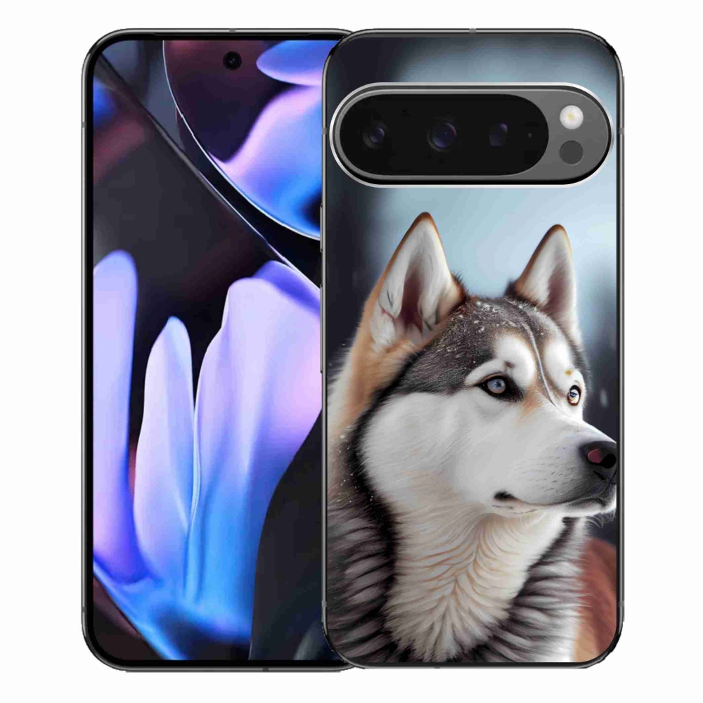 Gelový kryt mmCase na Google Pixel 9 Pro XL - sibiřský husky