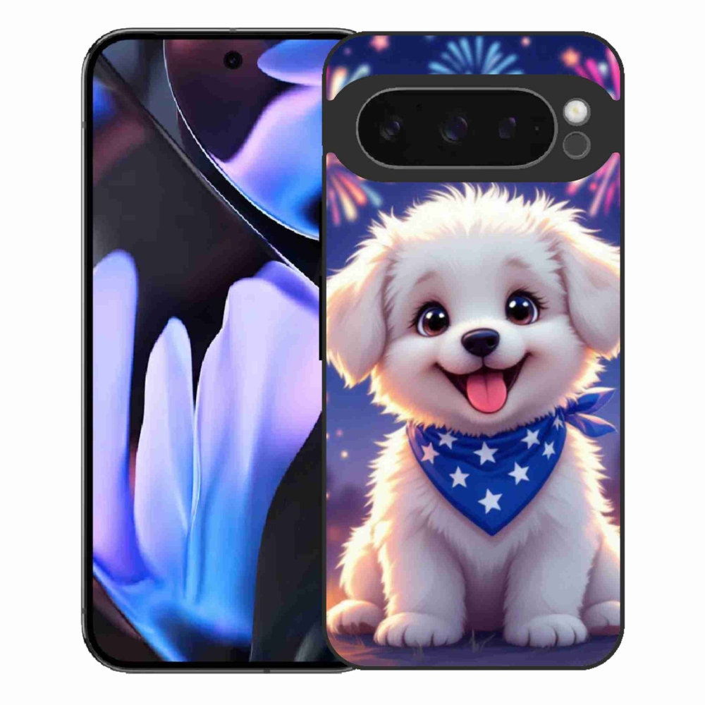 Gelový kryt mmCase na Google Pixel 9 Pro XL - slavnostní štěně