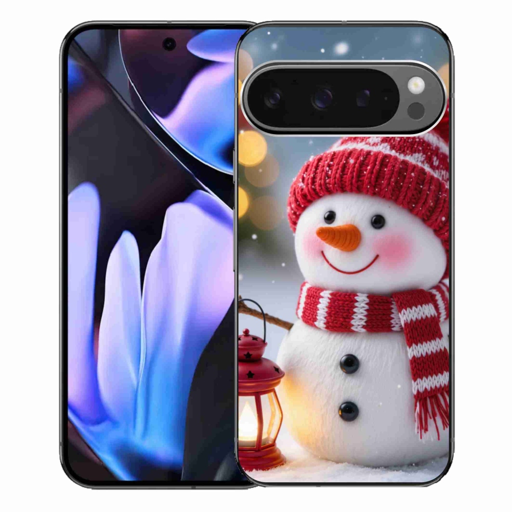 Gelový kryt mmCase na Google Pixel 9 Pro XL - sněhulák 2
