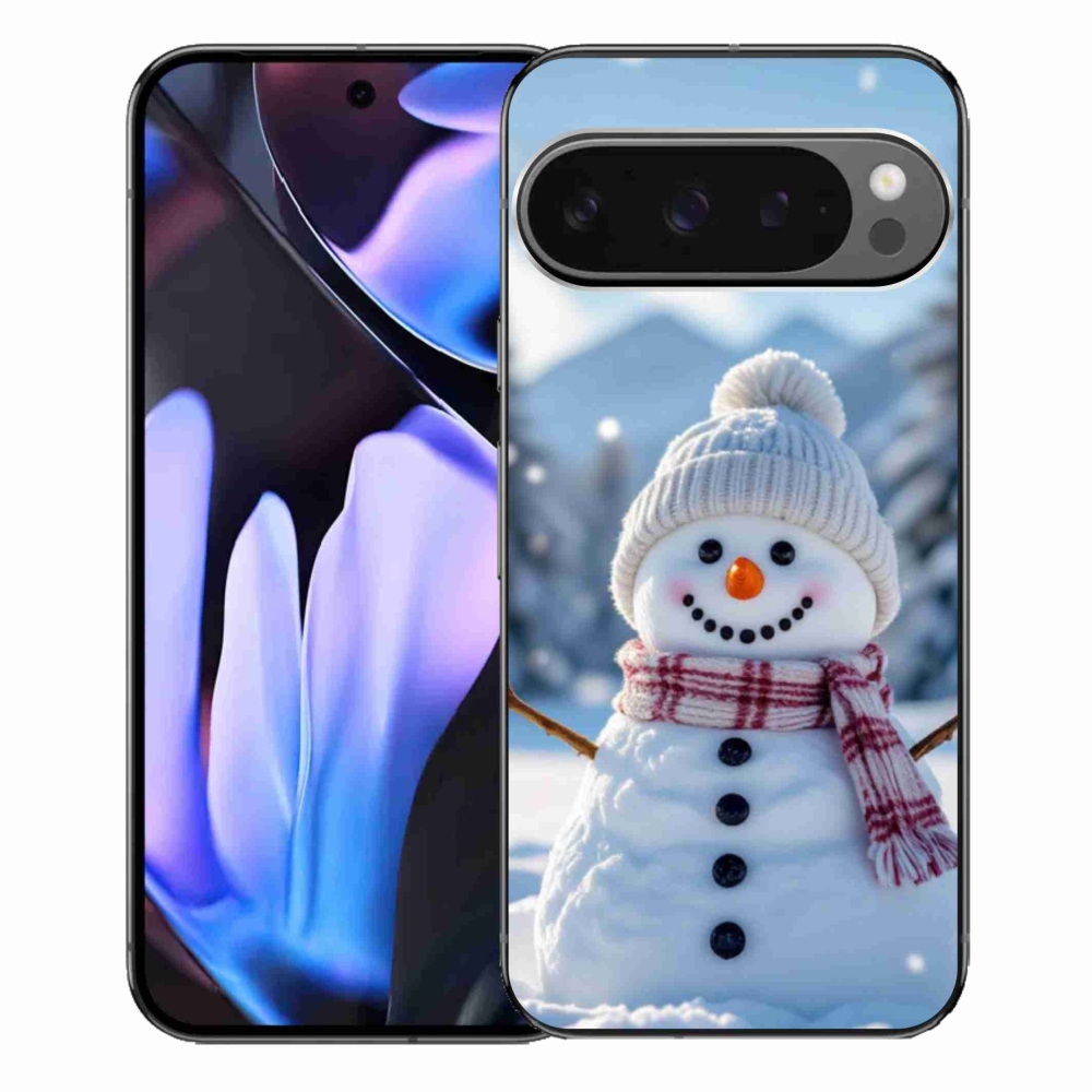 Gelový kryt mmCase na Google Pixel 9 Pro XL - sněhulák 3