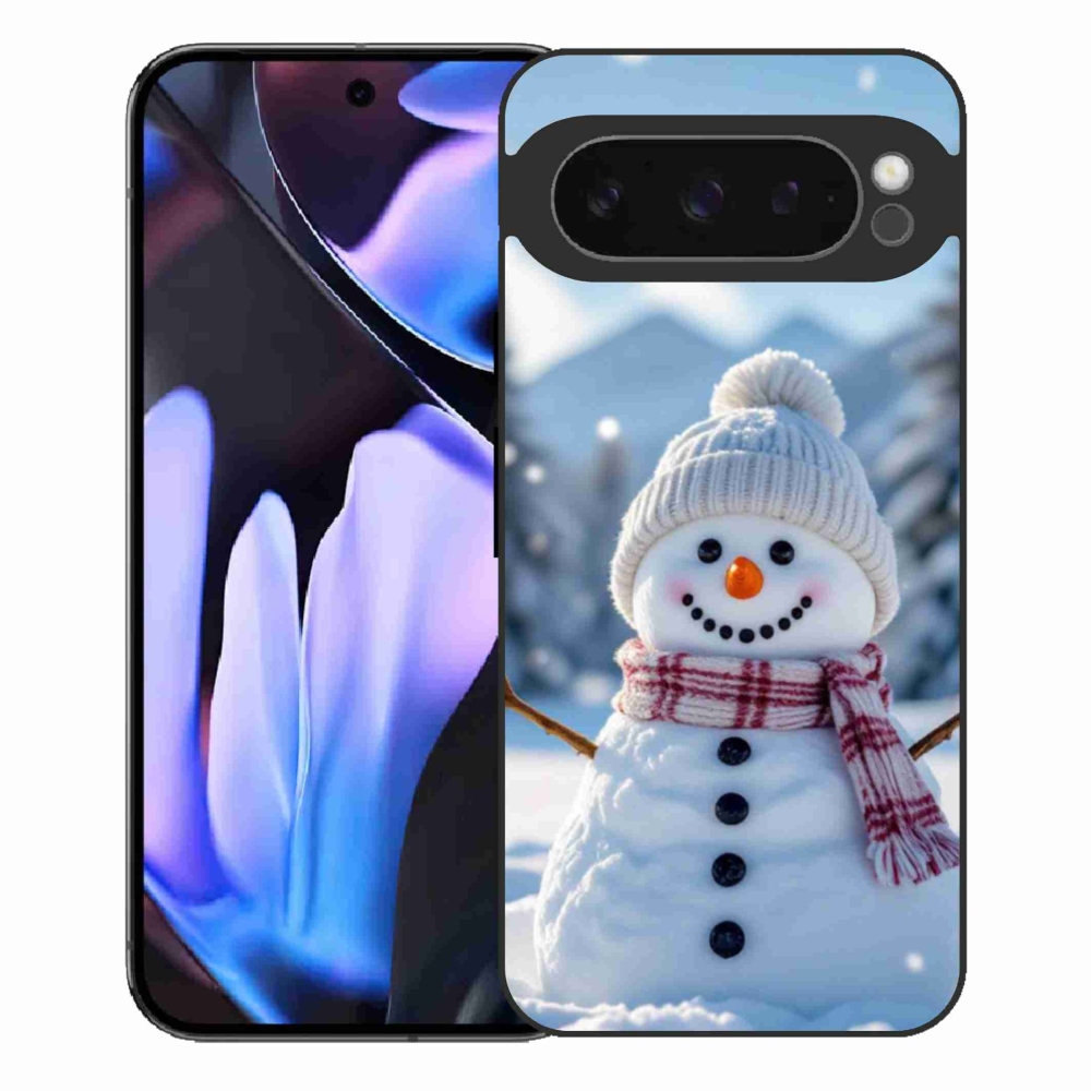 Gelový kryt mmCase na Google Pixel 9 Pro XL - sněhulák 3