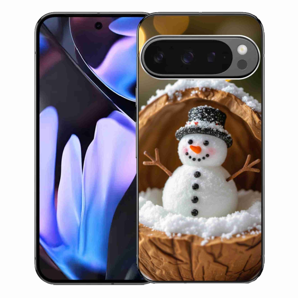 Gelový kryt mmCase na Google Pixel 9 Pro XL - sněhulák 4