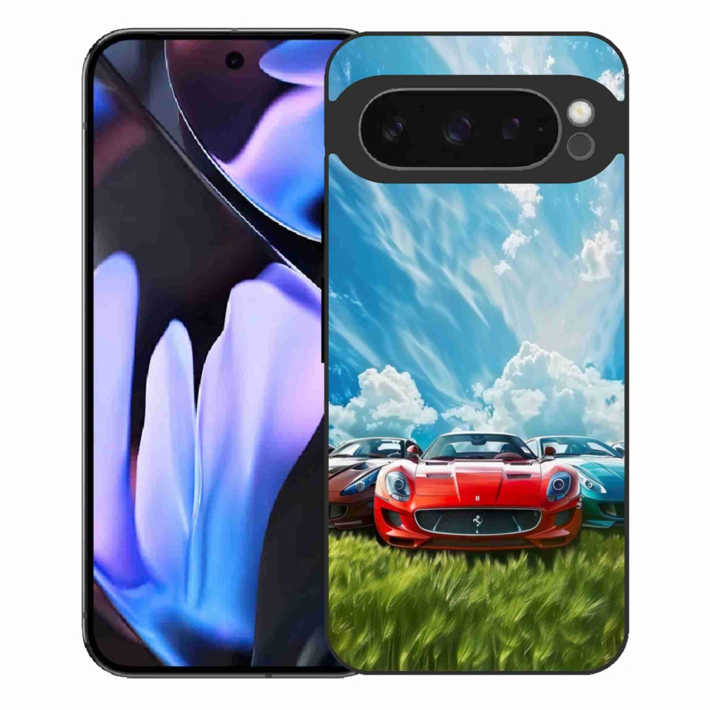 Gelový kryt mmCase na Google Pixel 9 Pro XL - sportovní vozy