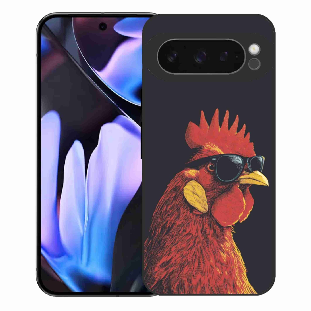 Gelový kryt mmCase na Google Pixel 9 Pro XL - stylový kohout