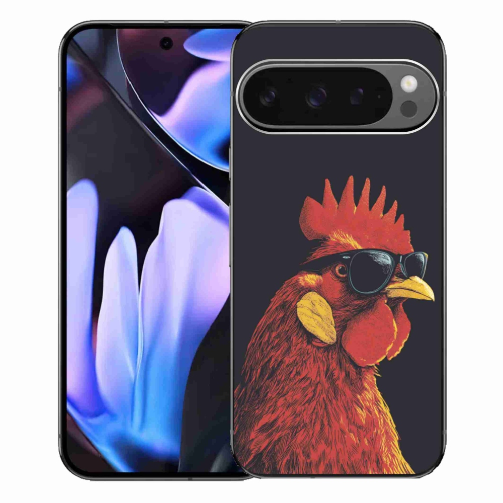 Gelový kryt mmCase na Google Pixel 9 Pro XL - stylový kohout