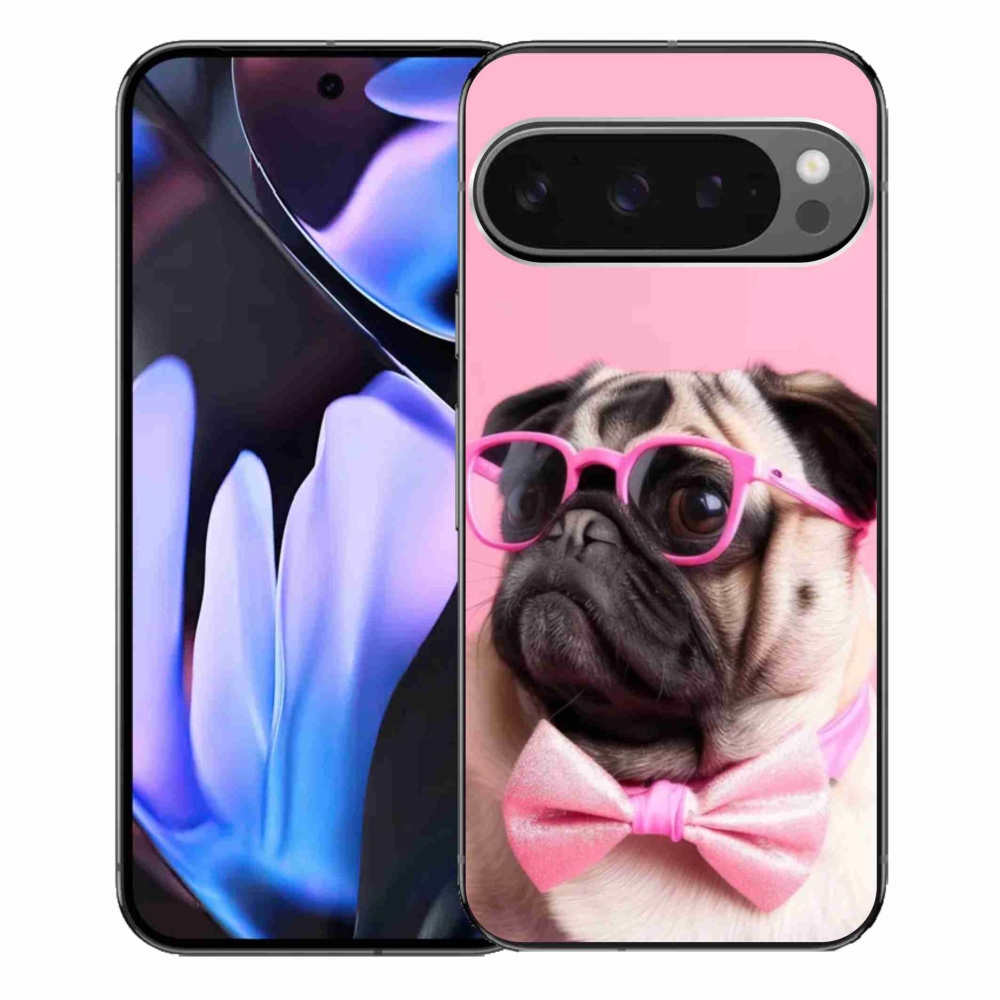 Gelový kryt mmCase na Google Pixel 9 Pro XL - stylový mops