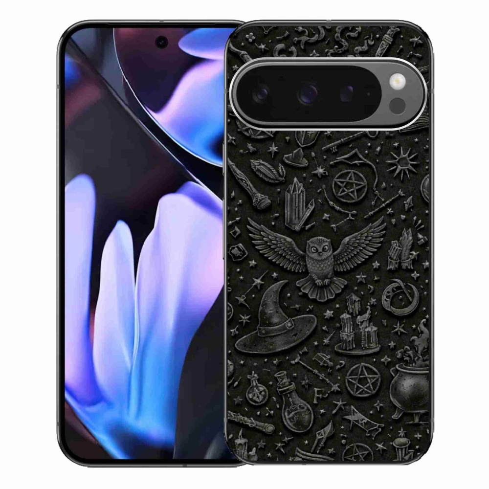 Gelový kryt mmCase na Google Pixel 9 Pro XL - tmavý magický svět