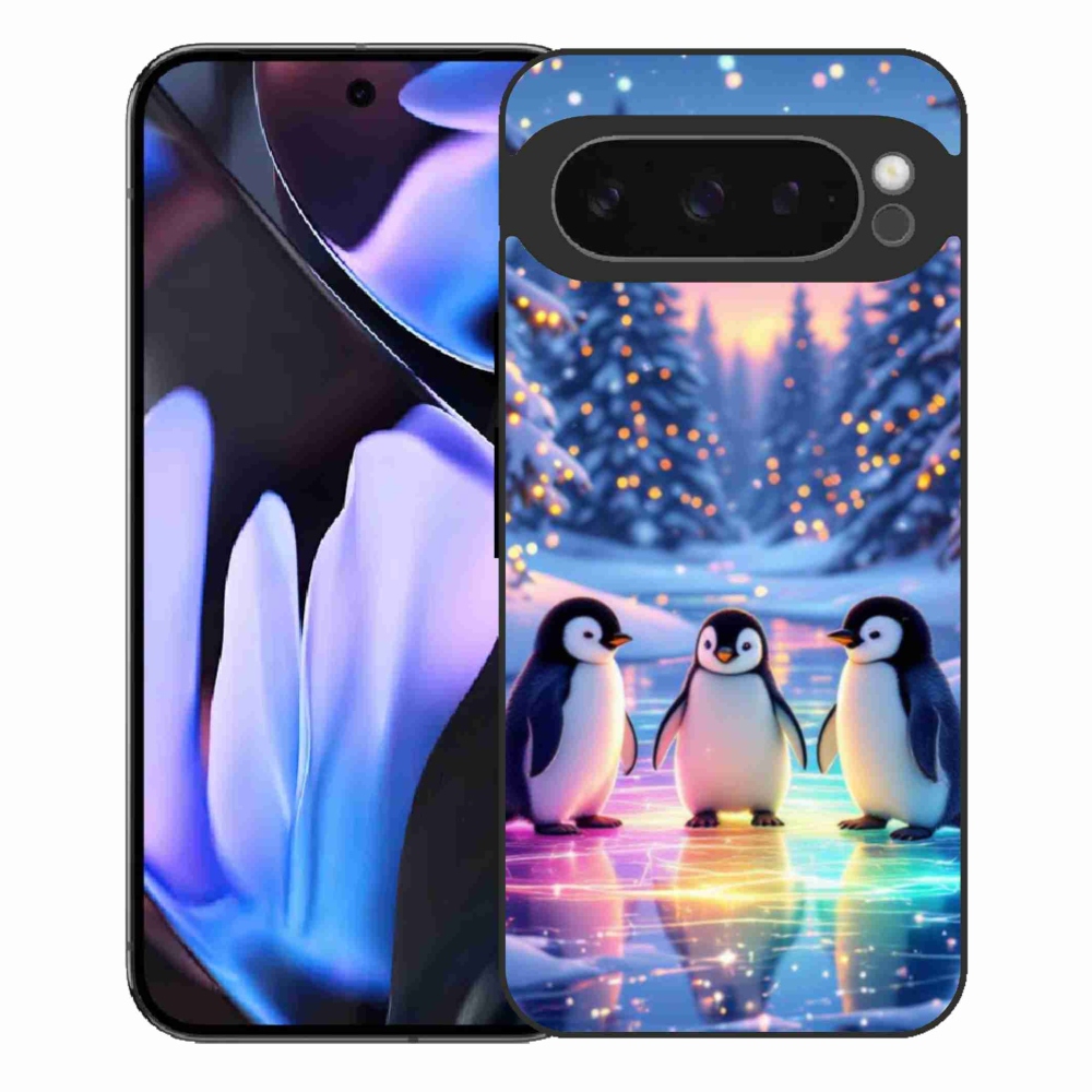 Gelový kryt mmCase na Google Pixel 9 Pro XL - tučnáci