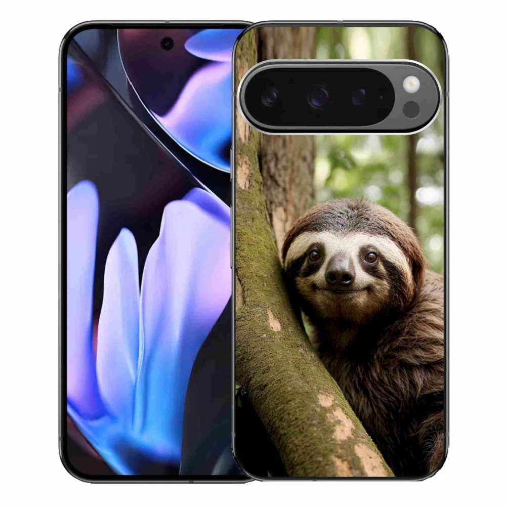 Gelový kryt mmCase na Google Pixel 9 Pro XL - usměvavý lenochod