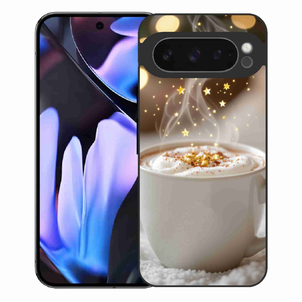 Gelový kryt mmCase na Google Pixel 9 Pro XL - vánoční horký nápoj