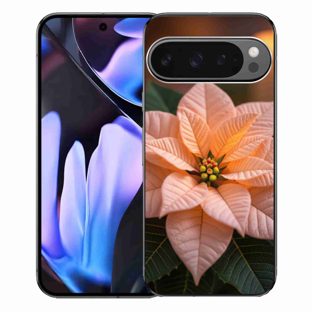 Gelový kryt mmCase na Google Pixel 9 Pro XL - vánoční hvězda