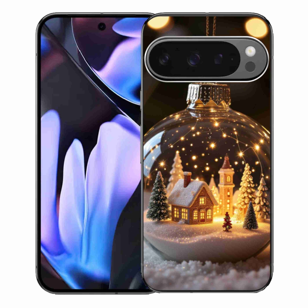 Gelový kryt mmCase na Google Pixel 9 Pro XL - vánoční koule 3