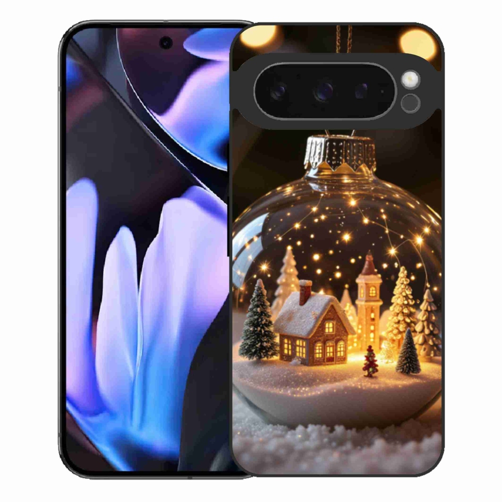 Gelový kryt mmCase na Google Pixel 9 Pro XL - vánoční koule 3