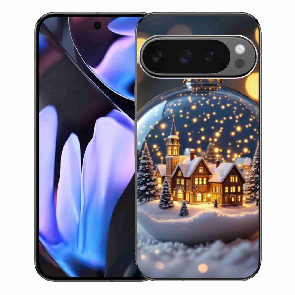 Gelový kryt mmCase na Google Pixel 9 Pro XL - vánoční koule 4