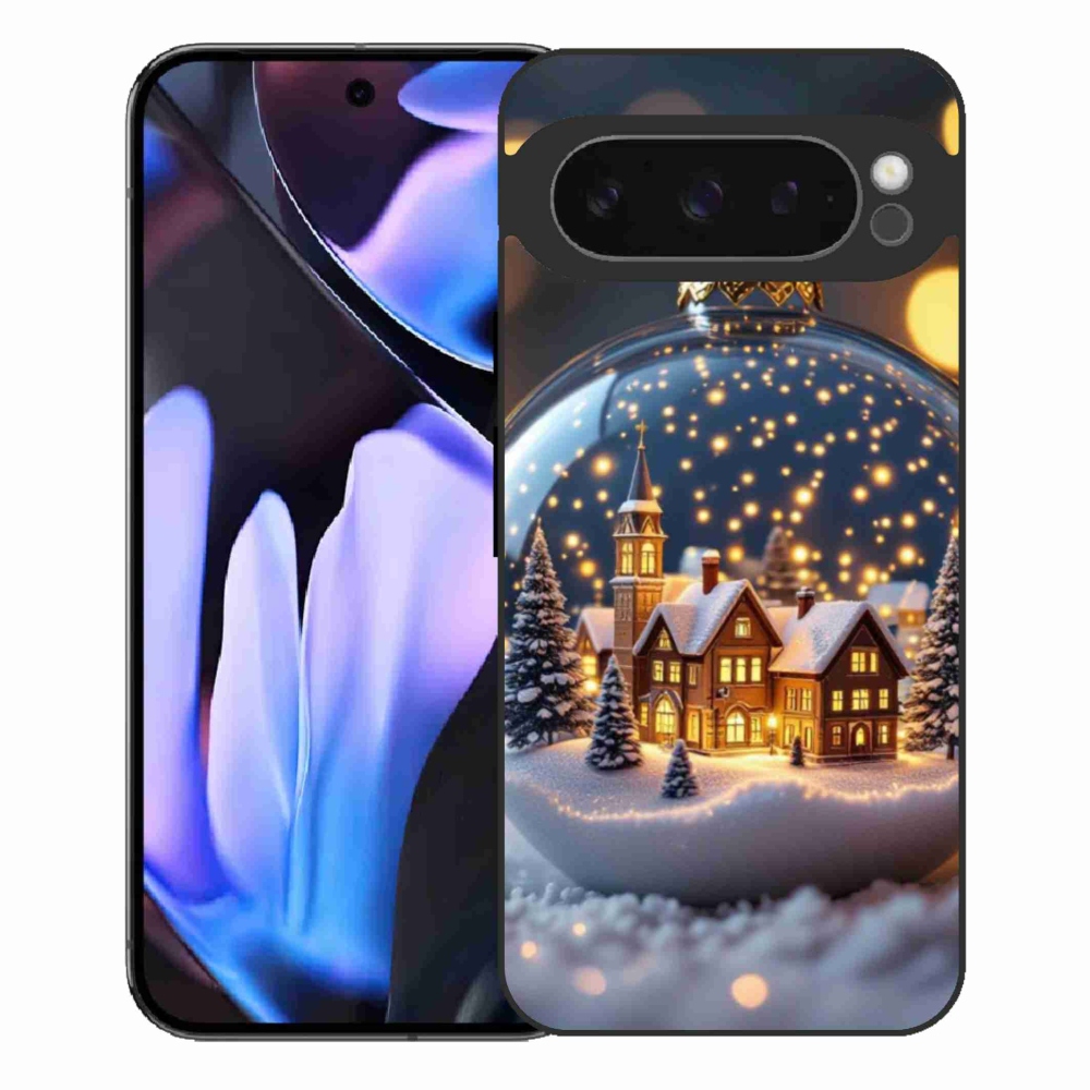 Gelový kryt mmCase na Google Pixel 9 Pro XL - vánoční koule 4
