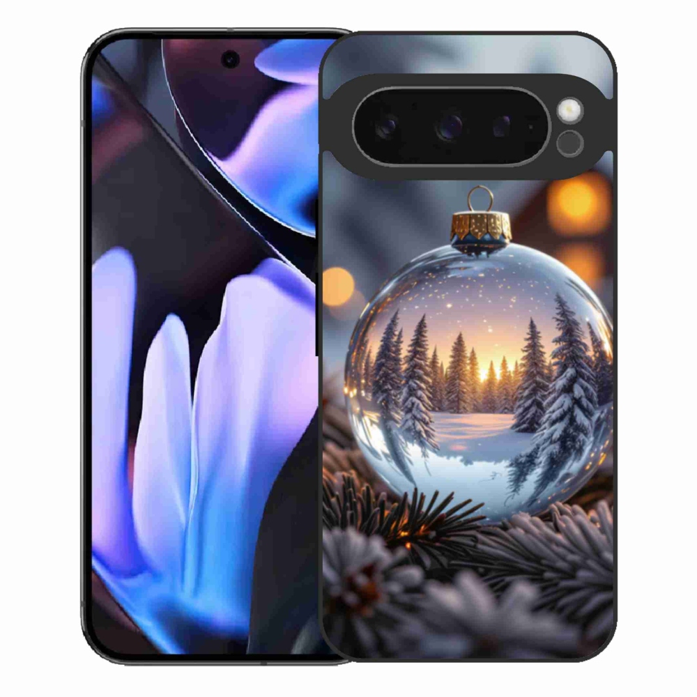Gelový kryt mmCase na Google Pixel 9 Pro XL - vánoční ozdoba