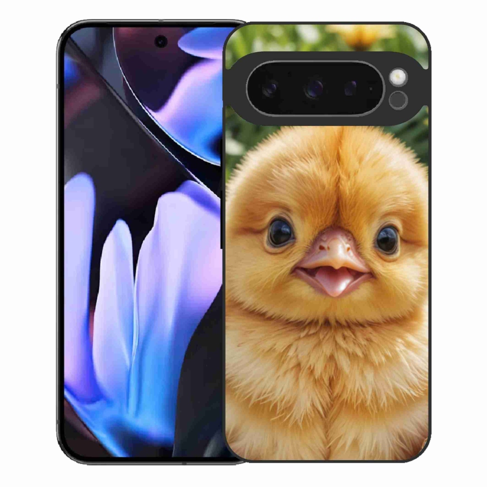 Gelový kryt mmCase na Google Pixel 9 Pro XL - veselé kuřátko