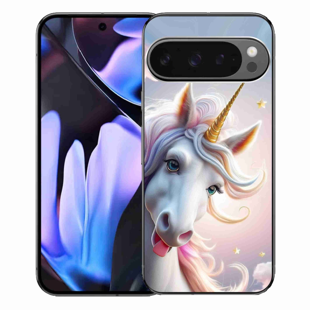 Gelový kryt mmCase na Google Pixel 9 Pro XL - veselý jednorožec