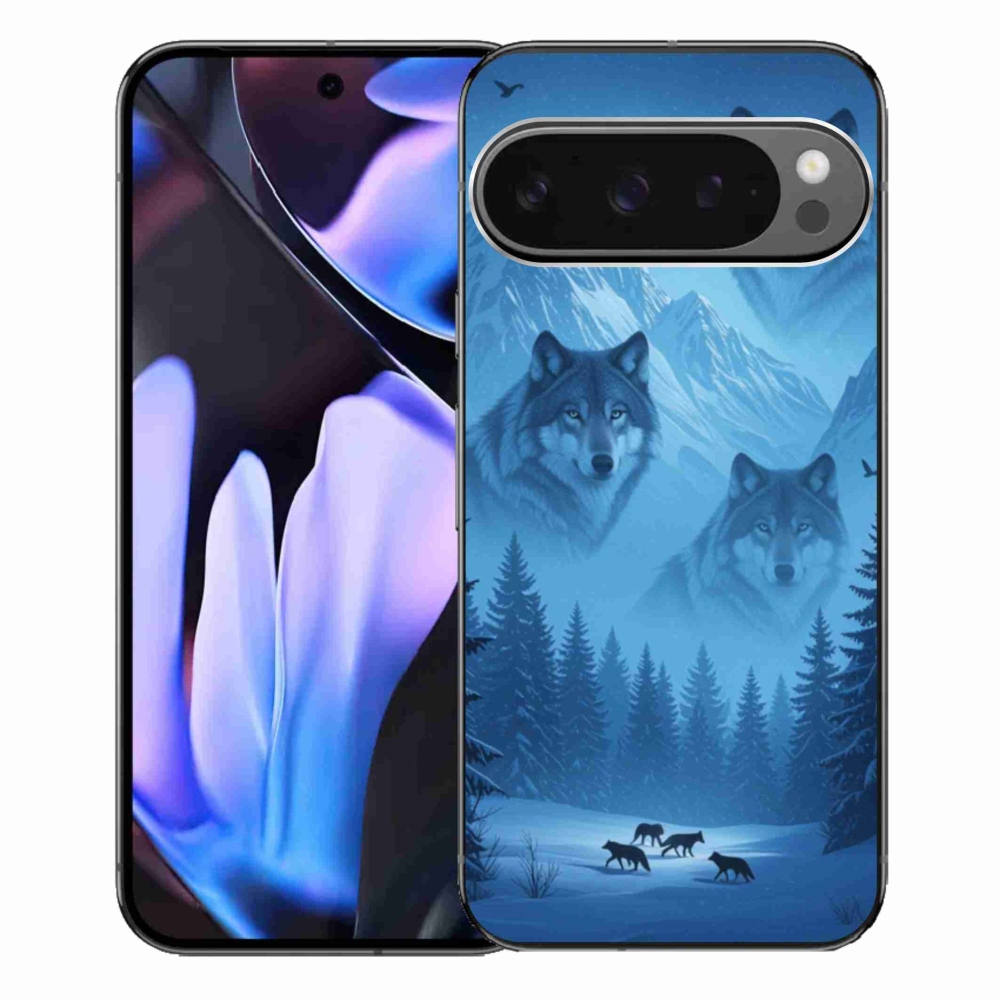 Gelový kryt mmCase na Google Pixel 9 Pro XL - vlčí smečka