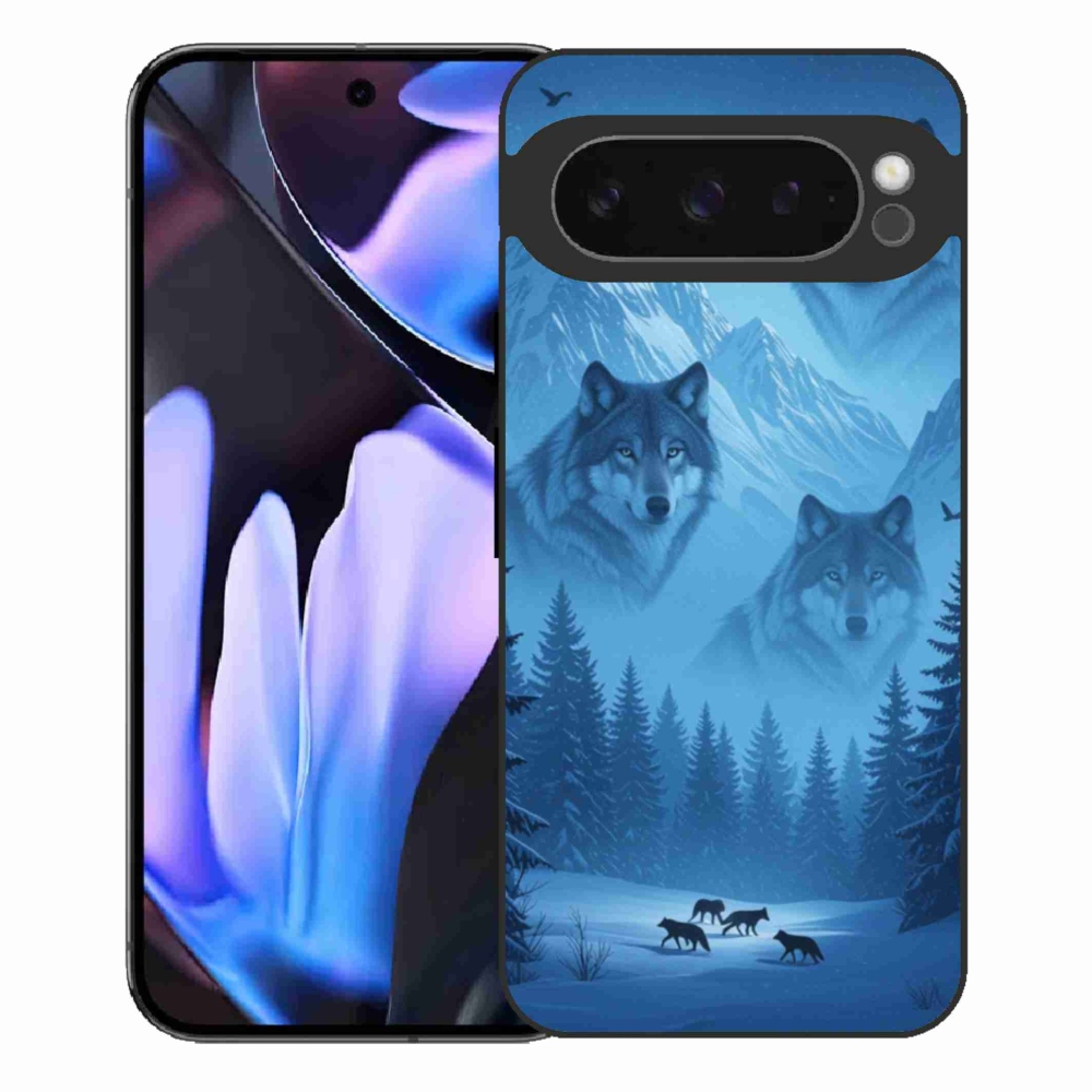 Gelový kryt mmCase na Google Pixel 9 Pro XL - vlčí smečka