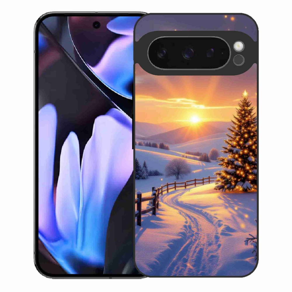 Gelový kryt mmCase na Google Pixel 9 Pro XL - zimní krajina