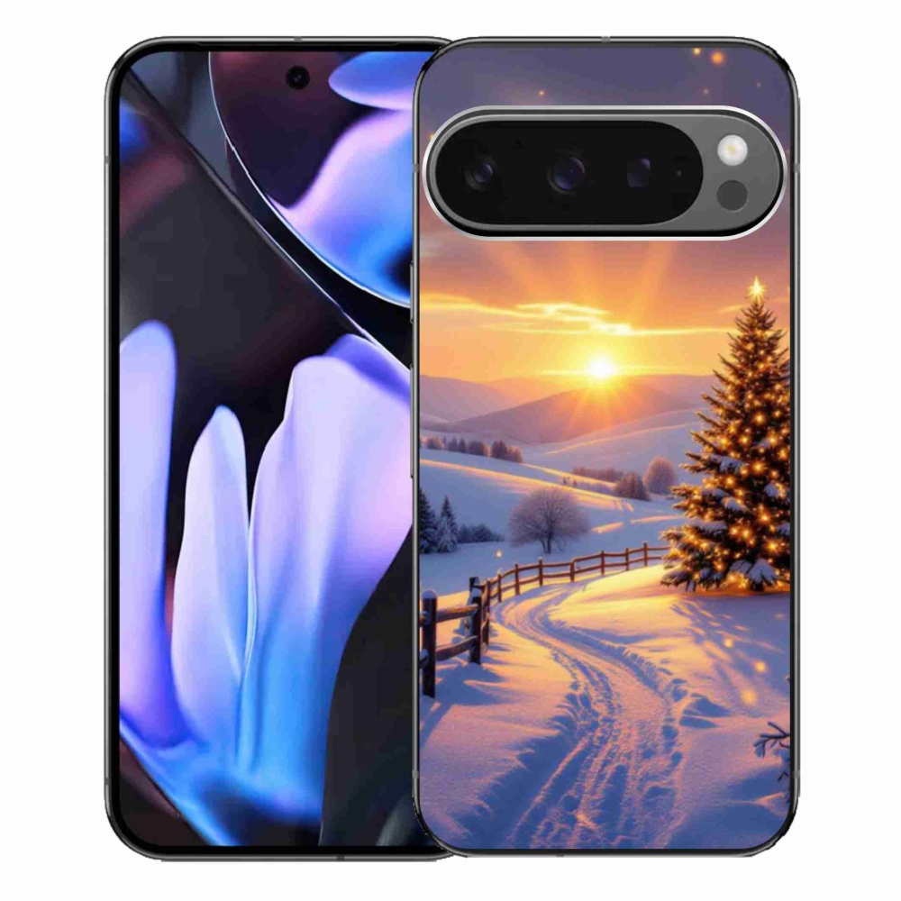 Gelový kryt mmCase na Google Pixel 9 Pro XL - zimní krajina